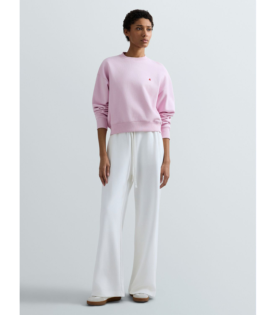 コットンテリーワイドレッグパンツ 詳細画像 ホワイト 2